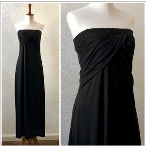 DKNY • Black Sleeveless Maxi Dress